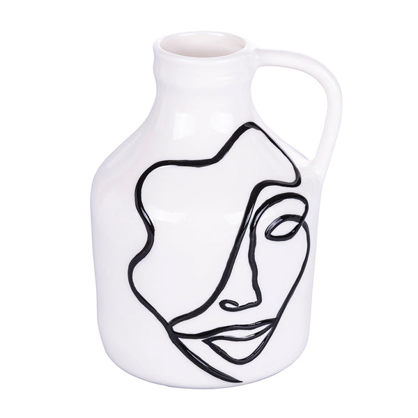 online Vaso con Viso 14x13x19 cm in Ceramica VdE Tivoli 1996 Vis a Vis