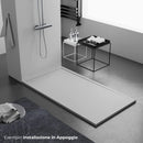 Piatto Doccia in Pietra Bonussi Canton Grigio Chiaro Varie Misure