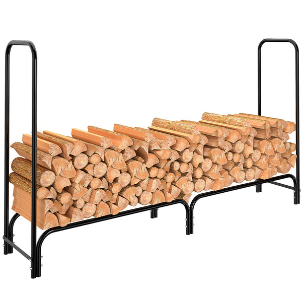 Portalegna Supporto Metallo Porta Legna Interno Legnaia Camino Stufa 200x36x115 sconto