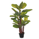 Amaranta Peacock Artificiale con Vaso Altezza 122 cm Verde