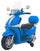 Scooter Elettrico per Bambini 12V con Licenza Piaggio Liberty ABS Blu