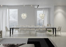 Tavolo Allungabile 160-420x90x77 cm Flame Evolution Bianco Frassino
