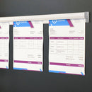 Barra Portacomande per Ordinazioni Ristoranti Pizzerie 150 cm in Alluminio Silver