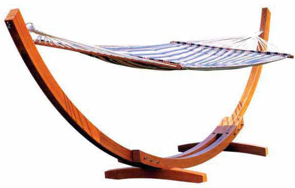 Amaca da Giardino 2,1x1,2m con Supporto in Legno Arca Profy Multicolor sconto