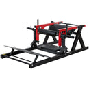 Macchina per Hip Thrust 194x130x72 cm con Pedana Regolabile Capacità 270 kg e Porta Pesi in Acciaio e PU Rosso      