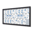 Bacheca da Esterno con Apertura a Ribalta 212,5x106,7x4,7 cm in Alluminio con Led Grigio Antracite