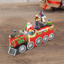 Trenino Natalizio 25x6x16 cm con Luci e Movimento in Plastica Rosso