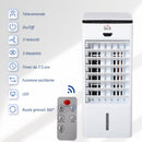 Raffrescatore Ventilatore con Ghiaccio 75W 9 Funzioni Bianco