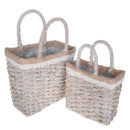 Set 2 Borse Alte Rettangolari H 53 cm