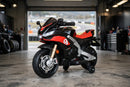 Moto Elettrica per Bambini 12V con Licenza Aprilia RSIV Small Nera