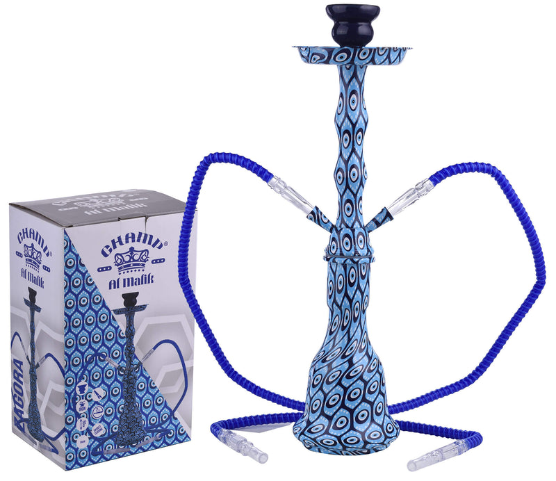 Narghilè 2 Tubi H50 cm con Pinza Carbone