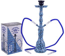 Narghilè 2 Tubi H50 cm con Pinza Carbone