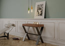 Consolle Allungabile 90-290x40x77 cm in Nobilitato Marrone
