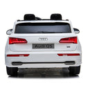 Macchina Elettrica per Bambini 2 Posti 12V Mp4 con Licenza Audi Q5 Quattro Bianca