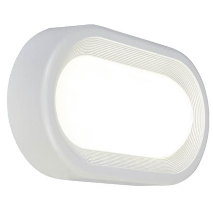 sconto Lampada Plafoniera 18W a Led Smd Ovale Grande Colore Bianco per Esterno Linea Loft Sovil