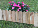 Staccionata Steccato Recinzione Giardino 30/45x120 cm in Legno