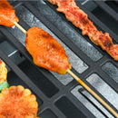 Barbecue a Gas 4 Fuochi + 1 Fornello Laterale 128x50x113 cm in Metallo e  Acciaio Inox