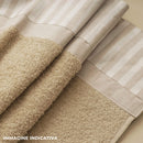 Set Spugna 4 Pezzi Asciugamani Viso + Ospite con Balza Garrini Jennifer Rosa