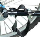 Carrello per Bici Rimorchio per Bicicletta Rosso e Nero 