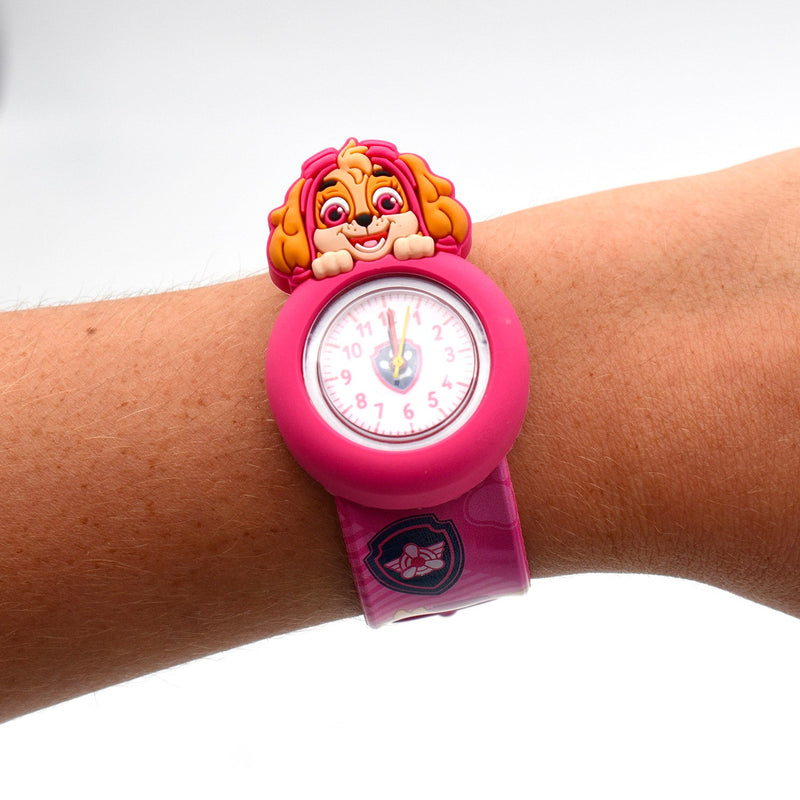 Set 12 Orologi da Polso Bracciale per Bambini Paw Patrol Rosa