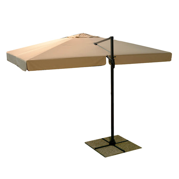 Ombrellone da Giardino Decentrato Quadrato a Sbalzo con Apertura e Chiusura a Manovella 2x3m online