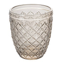 Set 6 Bicchieri Acqua Castle Stones in Vetro VdE Tivoli 1996 Grigio