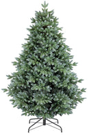 Albero di Natale Artificiale Realistico Folto 180 cm 950 Rami Montaggio a Ombrello Verde