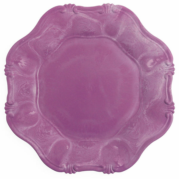 Set 6 Sottopiatti in Plastica Ø 34cm Villa d'Este Hippy Smerlato Viola prezzo