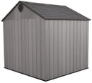 Casetta Box da Giardino Porta Utensili 238x223 cm in Polietilene Grigio