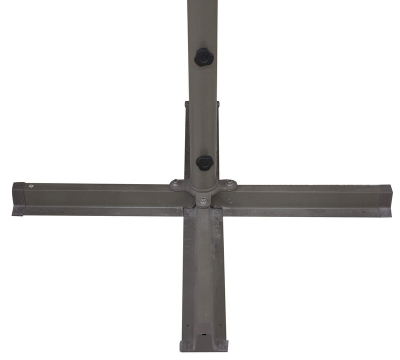 Ombrellone da Giardino in Alluminio Vespro Tortora Varie Misure