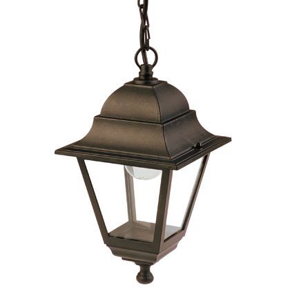 online Lampada Sospesa Colore Nero per Esterno Linea Mini Quadrata Sovil