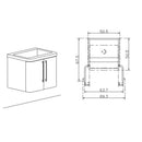 Mobile Lavatoio 50,5x50,5x87 cm 2 Ante Montegrappa Novella Dipiù Tortora