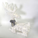 Renna plastica con Led bianco cm 56x17xh49