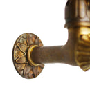 Rubinetto per Fontane in Ottone Brunito con Rosone