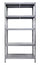 Scaffale in Metallo 5 Ripiani 120x40x195 cm Maciste Zincato