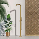 Doccia da Giardino in Acciaio Inox con Doccino Sined Chia Oro 