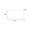 Bruciatore a Bioetanolo per Camini 1,5L 28x12,5x8,5 cm in Acciaio