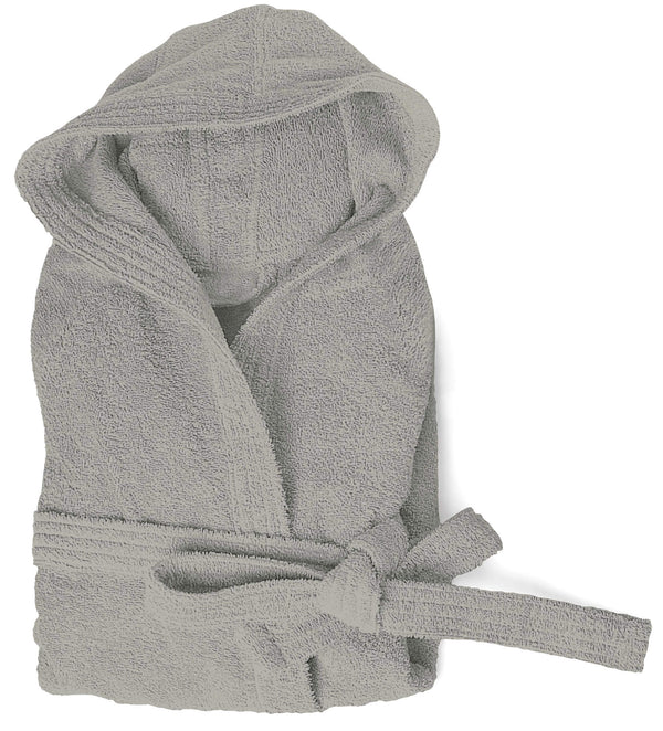 Accappatoio in Spugna 100% Cotone Grigio online