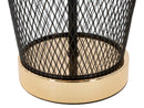 Lampada da Tavolo Chaine Tower Ø 25x44 cm in Ferro 