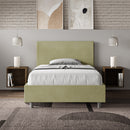 Letto Singolo Adele Tè Verde Varie Misure