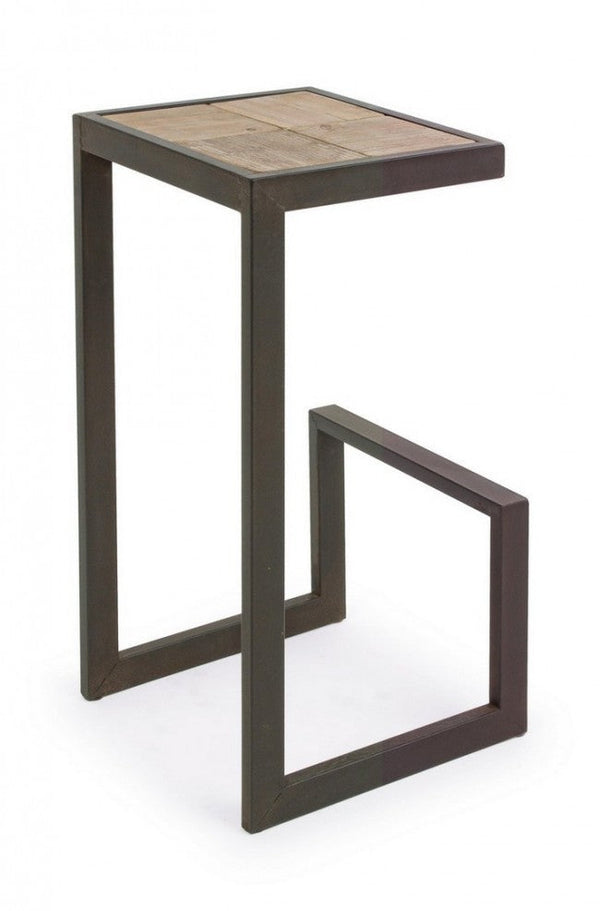 Sgabello Bar Blocks H70 in Metallo online