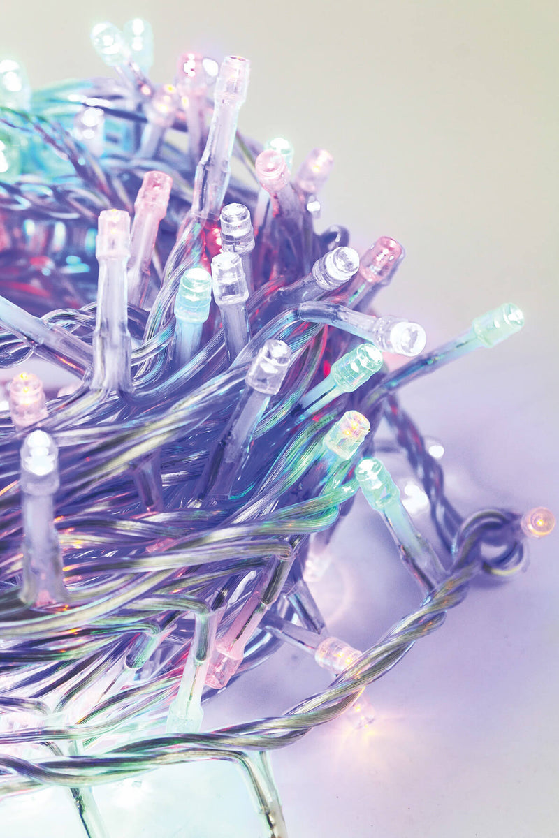 Luci di Natale 240 LED 12,1m Multicolor da Interno Soriani