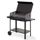 Barbecue a Carbone Carbonella 60x40cm con Griglia Regolabile su 3 Livelli Bauer