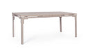 Tavolo Allungabile da Esterno 180-240x90 cm in Acciaio e HDPE Sarita Tortora  