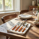 Servizio Set di Posate 24 pezzi in Acciaio Inox Eme Brio Arancio 79