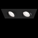 Faretto da incasso Downlight in Alluminio Atom Nero