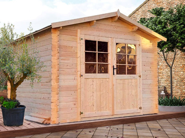 acquista Casetta da Giardino Porta Doppia 300x400 cm in Legno Diana