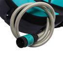 Avvolgitubo da Giardino Automatico Fissaggio a Parete Orientabile con Tubo da 10m 29,5x16,5x33 cm 