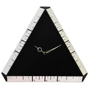 Orologio da Parete Triangolare 38X38Cm Pirondini Italia Pitagora Nero