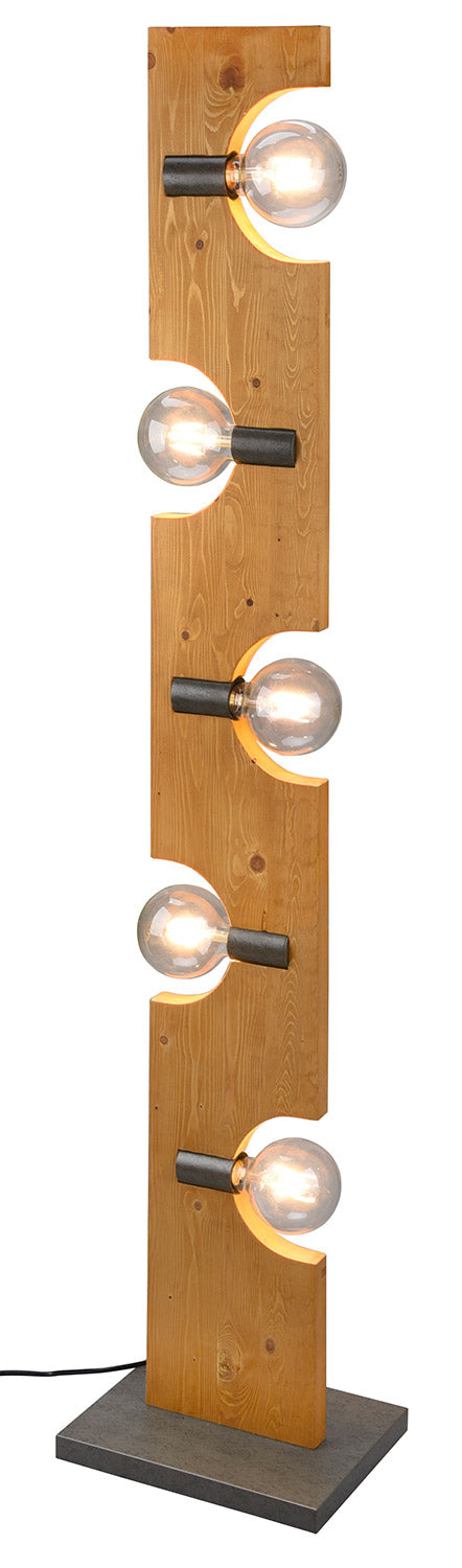 Piantana da Interno Attacco E27 in Legno naturale Naturale